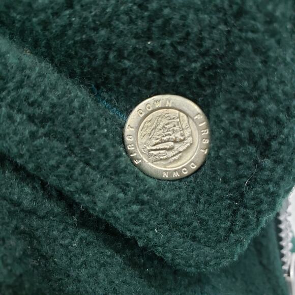 First Down Half Zip Packable Hood Pullover Fleece Hoodie Jacket Sweatshirt XXL - Picture 9 of 15